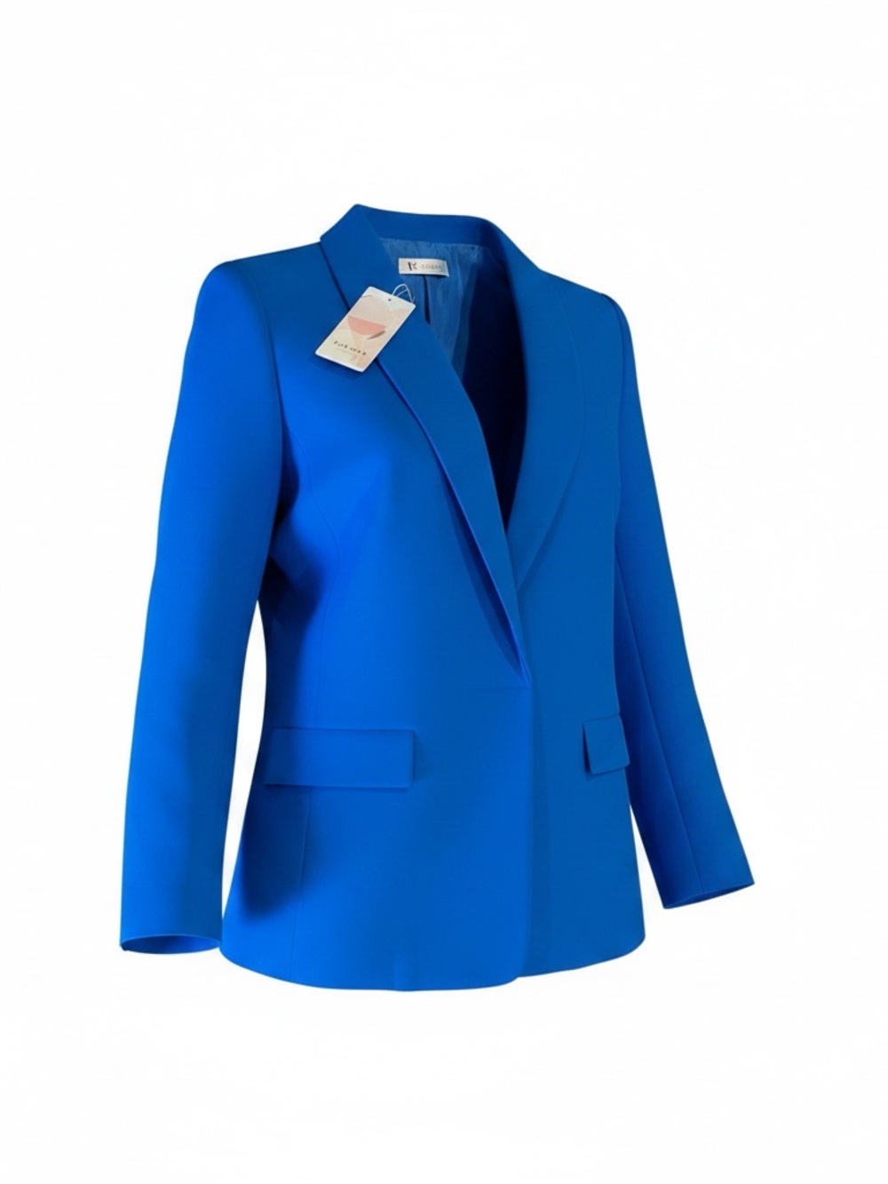 Cobalt Blue Structured Blazer – Elegant Professional Workwear